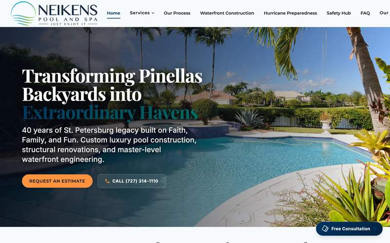 Neikens Pool and Spa cleaning and maintenance illustration