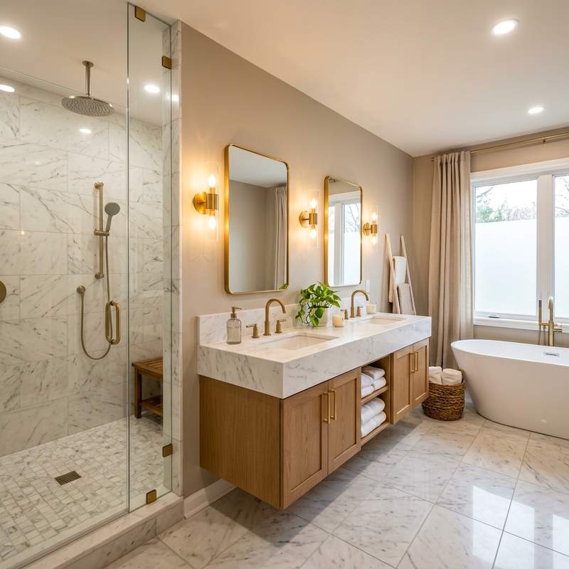 Completed Remodeling & Home Construction project jobsite